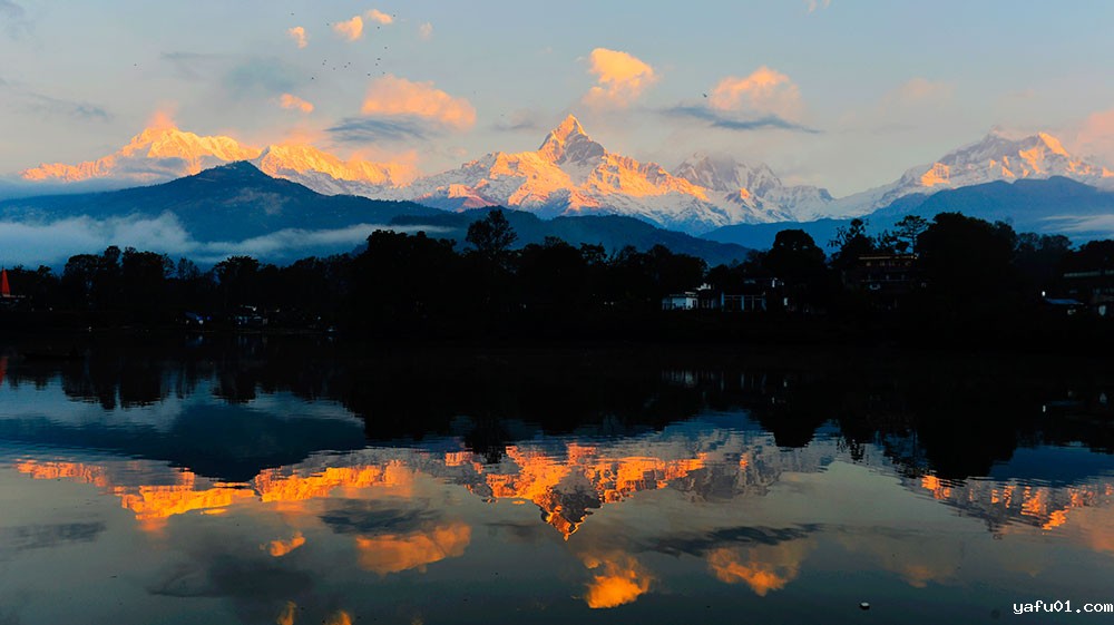喜马拉雅的倒影-柴江辉